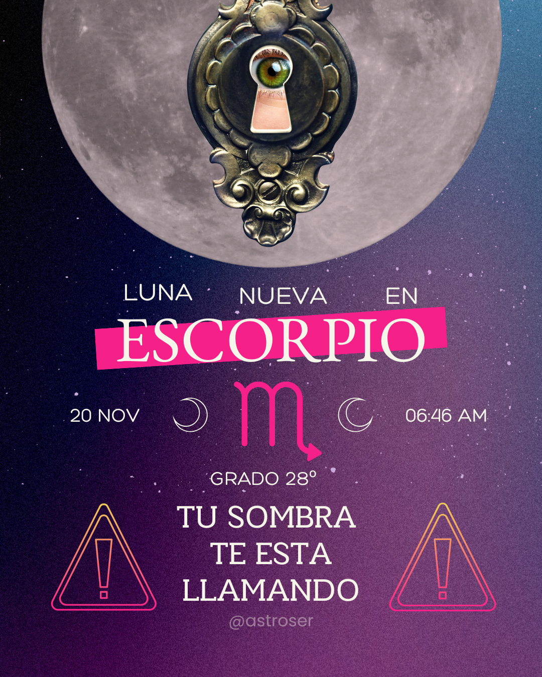 El Fénix en la Oscuridad: Luna Nueva en Escorpio, 20 de Noviembre de 2025