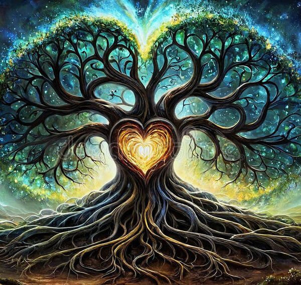 arbol con corazon